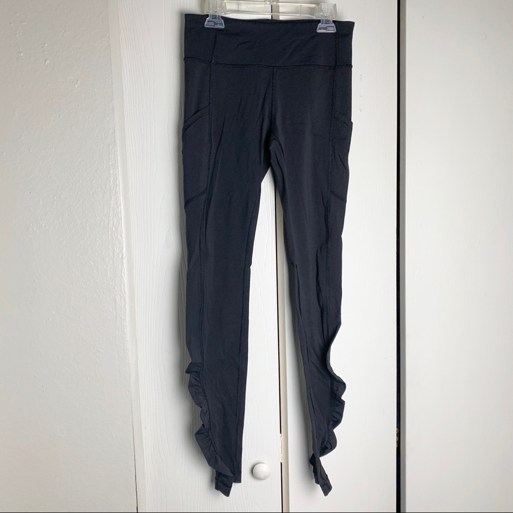 Lululemon Black Leggings Full Length Sz 4